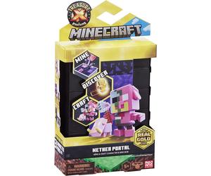 Minecraft Playset Figura Nether Portal Personajes Azar Sorpresa Random
