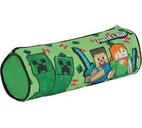 Minecraft - Portalápices estuche triple bolso escuela y guardería para niños y adolescentes 22 x 12 cm Creeper