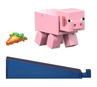 Minecraft Redstone Charged Series Pig - Figura de acción de 3.25 pulgadas