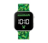 Minecraft Reloj Casual MIN4273, Verde, Moderno