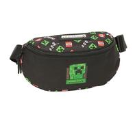 MINECRAFT - Riñonera Infantil Niño, Ideal para Jóvenes y Niños de Diferentes Edades, Cómoda y Versátil, Calidad y Resistencia, 23x9x14 cm