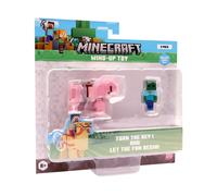 Minecraft s2 3d wind-up toy - baby zombie & pig