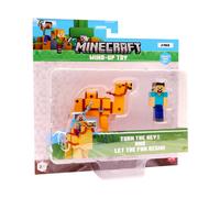 Minecraft s2 3d wind-up toy - steve & camel