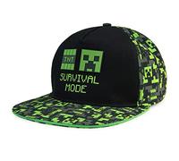 Minecraft Sombreros de Copa Playa y Verano para Niños - Regalos para Jugadores (Negro/Verde)
