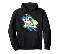 Minecraft Steve Flying with Happy Ghast Wearing Glasses Sudadera con Capucha