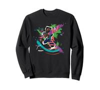 Minecraft Steve In Paint Brush Strokes Background Art Style Sudadera