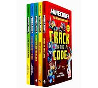 Minecraft Stonesword Saga Series 5 Books Collection Set (Minecraft: Crack in the Code!, Minecraft: Mobs Rule!, Minecraft: New Pets On The Block, To Bee Or Not to Bee! & The Golem’s Game)
