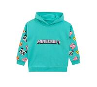 Minecraft Sudadera niñas | Sudadera para Chicas Gamers | Sudaderas para niñas Amantes de los Videojuegos | Azul | 6-7 Años