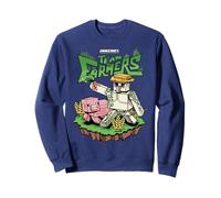 Minecraft Team Farmers Iron Golem & Pig Grow Wheat & Carrot Sudadera