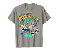 Minecraft Team Fighters Cat and Wolf Companion Mobs Running Camiseta