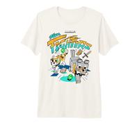 Minecraft Team Fighters Cat and Wolf Companion Mobs Running Camiseta Premium