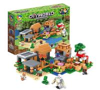 Minecraft The Illager Raid Village Fit Lego juguete de bloques de construcci?n
