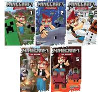 Minecraft: The Manga Series Vol. 1-Vol. 5, 5 Books Collection Set by Kazuyoshi Seto