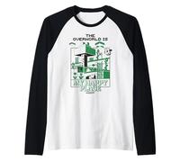 Minecraft The Overworld Is My Happy Place Plains Biome Bee Camiseta Manga Raglan