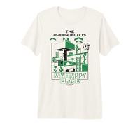 Minecraft The Overworld Is My Happy Place Plains Biome Bee Camiseta Premium