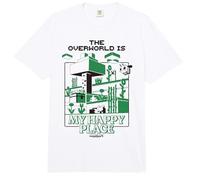 Minecraft The Overworld Is My Happy Place Plains Biome Bee Comfort Colors Adult Heavyweight T-Shirt