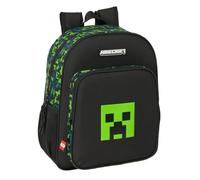 MINECRAFT TNT - Mochila Escolar Niño, Mochila Infantil, Adaptable a Carro, Ideal para Niños en Edad Escolar, Cómoda y Versátil, Calidad y Resistencia, 32x12x38 cm