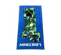 Minecraft Toalla de baño - Toalla de playa - 70x140cm - 100% algodón - ORIGINAL Oficial HALANTEX