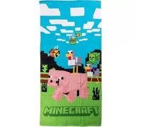 Minecraft: Toalla - Paseo del Cerdito, 70 x 140 cm