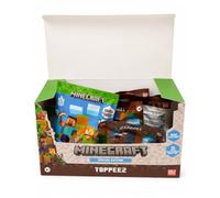 Minecraft Toppeez Special Edition - Caja Expositora con 16 Sobres Sorpresa | Figuras Coleccionables Minecraft 8+ | Personajes y Texturas Especiales Mojang Studios