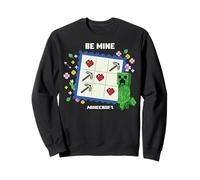 Minecraft Valentine's Day Be Mine Creeper Valentine's Card Sudadera