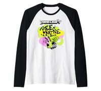 Minecraft Valentine's Day Bee Mine Graffiti Lettering & Art Camiseta Manga Raglan