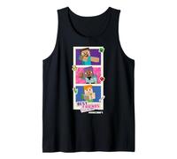 Minecraft Valentine's Day Best Friends Forever Photo Booth Camiseta sin Mangas