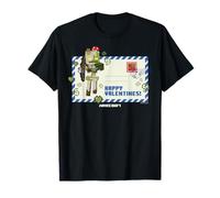 Minecraft Valentine's Day Happy Valentines! Letter Skeleton Camiseta