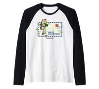 Minecraft Valentine's Day Happy Valentines! Letter Skeleton Camiseta Manga Raglan