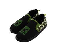 Minecraft Zapatillas Niño, Zapatos Niño De Creeper, Pantuflas Con Forro Polar Para Gamers, Verde 38