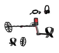 MINELAB Vanquish 460 - Detector de metales impermeable y ligero totalmente automático con tecnología Multi-IQ, incluye bobina Double-D V10X de 10 pulgadas y auriculares con cable