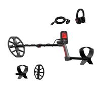 MINELAB Vanquish 560 - Detector de metales completamente automático, ligero e impermeable con tecnología Multi-IQ, incluye bobina V12X de doble D de 12" y auriculares con cable