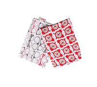 Minene 10009 - Pack de 2 muselinas unisex extra largas con aplique y corazoncito de algodón, color rosa