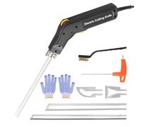 MINENICE 300W Cuchilla Caliente Eléctrico, (0-600℃) Temperatura Ajustable, Cortador de Espuma con 4 Cuchillas para Poliestireno, EPS, EPP, Tablero KT, EVA, PU, Cuerda, Tela, Espuma