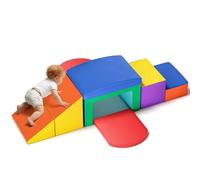 MINENICE Bloques de construcción de Espuma, Bloques de construcción Grandes para bebés y niños pequeños, con tobogán, Arcos en Varios tamaños, para Que los niños trepen (Color-6)