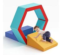MINENICE Bloques de escalada de espuma para niños, gigante bloque de espuma, juego de escalada, bloque suave, bloques de construcción blandos, bloques de construcción para bebé, bloques de