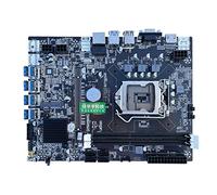 Miner - Placa base B75 BTC para CPU Set 8 ranuras para tarjeta de video LGA 1155 DDR3 Memoria USB 3.0 para puerto VGA Low P