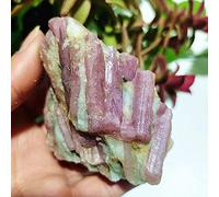 Mineral De Turmalina Rosa Natural Espécimen Mago Meditación Energía Espiritual Piedra Hogar Feng Shui Adorno De Cristal,A15 157g