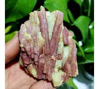 Mineral De Turmalina Rosa Natural Espécimen Mago Meditación Energía Espiritual Piedra Hogar Feng Shui Adorno De Cristal,A8 139g