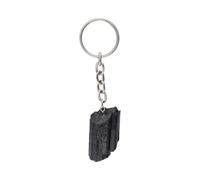 Mineral Import Llavero de Turmalina Negra Minerales y Cristales para curación, Belleza energética, Meditacion, Medicina Alternativa, Amuletos Espirituales