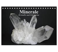 Minerale. Kristalle und Edelsteine (Tischkalender 2026 DIN A5 quer), CALVENDO Monatskalender: Die beeindruckende Schönheit der Schmucksteine