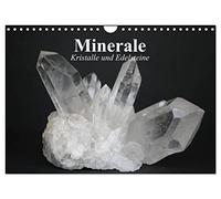Minerale. Kristalle und Edelsteine (Wandkalender 2026 DIN A4 quer), CALVENDO Monatskalender: Die beeindruckende Schönheit der Schmucksteine