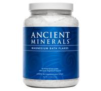 Minerales antiguos Flakes de bao de magnesio - Alternativa de bao a la sal de Epsom - Sumergente en sales naturales - eficiencia de alta absorc
