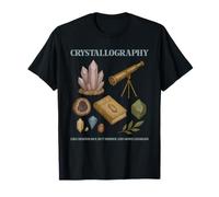 Minerales curativos de cristal de definición de cristalografía divertida Camiseta