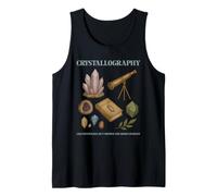 Minerales curativos de cristal de definición de cristalografía divertida Camiseta sin Mangas