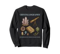 Minerales curativos de cristal de definición de cristalografía divertida Sudadera
