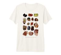 Minerales Gemas y Cristales Colección de Rocas Camiseta Premium