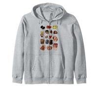 Minerales Gemas y Cristales Colección de Rocas Sudadera con Capucha