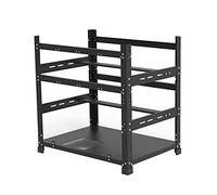 minería abierta para 12 GPU, 3 capas Mining Case Rack Soporte para placa base ETH/ETC/ZEC Ether Accessory Tool, mining Rig Open Air Frame Case