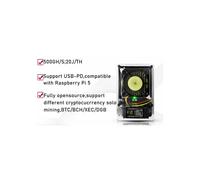 Minero de Bitcoin NM NMAxe BM1366 ASIC Chip Solo para Bitaxe Ultra 500G Totalmente Colorido, de Código Abierto, para Uso Doméstico, de Bajo Consumo,